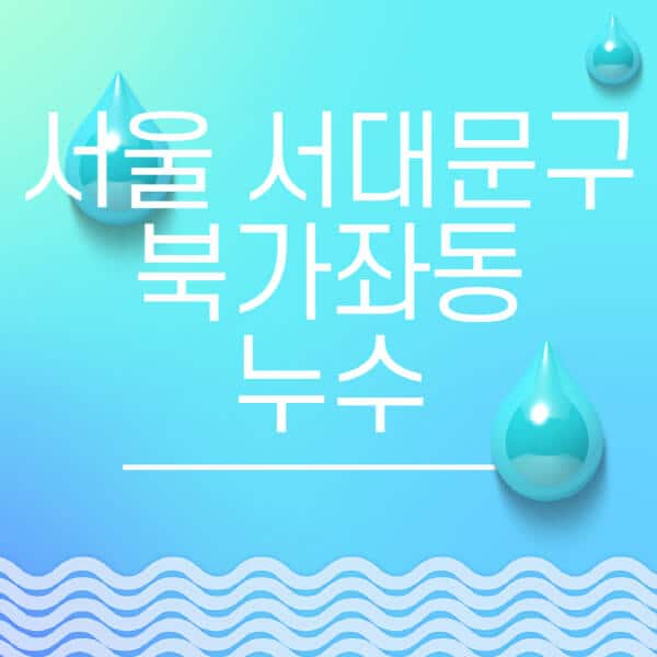 서울-서대문구-북가좌동-누수탐지-전문업체-추천-비용-보험-후기-좋은-곳-출장비-잘하는-곳-종류-아파트