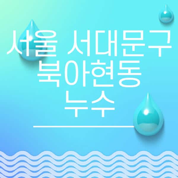 서울-서대문구-북아현동-누수탐지-전문업체-추천-비용-보험-후기-좋은-곳-출장비-잘하는-곳-종류-아파트