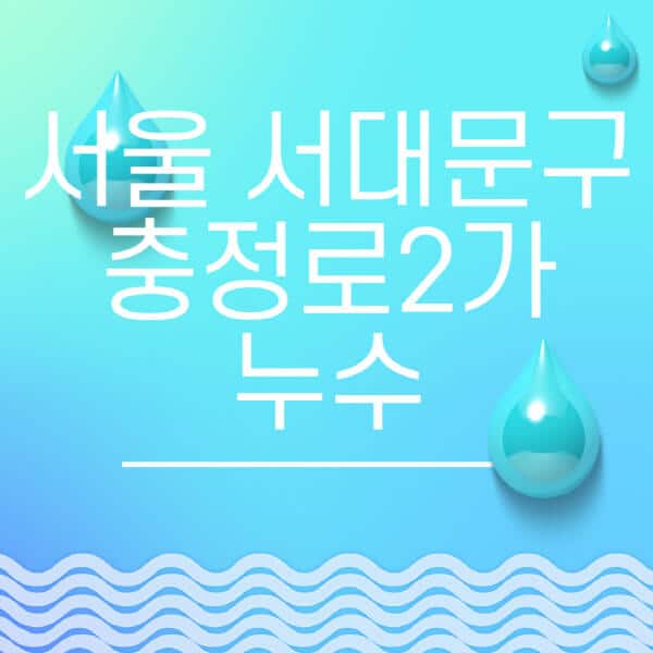 서울-서대문구-충정로2가-누수탐지-전문업체-추천-비용-보험-후기-좋은-곳-출장비-잘하는-곳-종류-아파트