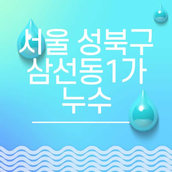 서울-성북구-삼선동1가-누수탐지-전문업체-추천-비용-보험-후기-좋은-곳-출장비-잘하는-곳-종류-아파트