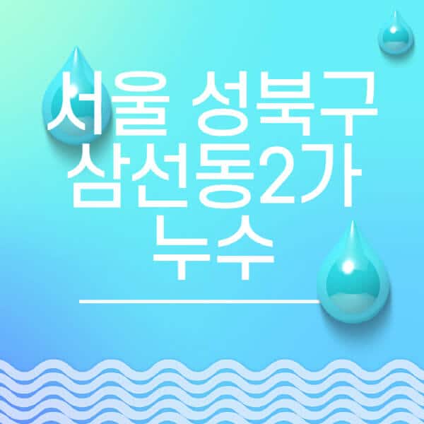서울-성북구-삼선동2가-누수탐지-전문업체-추천-비용-보험-후기-좋은-곳-출장비-잘하는-곳-종류-아파트