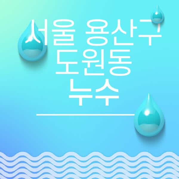 서울-용산구-도원동-누수탐지-전문업체-추천-비용-보험-후기-좋은-곳-출장비-잘하는-곳-종류-아파트