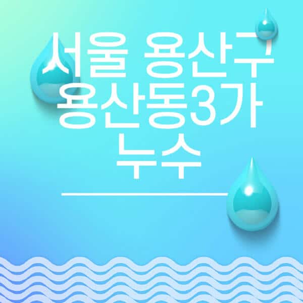 서울-용산구-용산동3가-누수탐지-전문업체-추천-비용-보험-후기-좋은-곳-출장비-잘하는-곳-종류-아파트