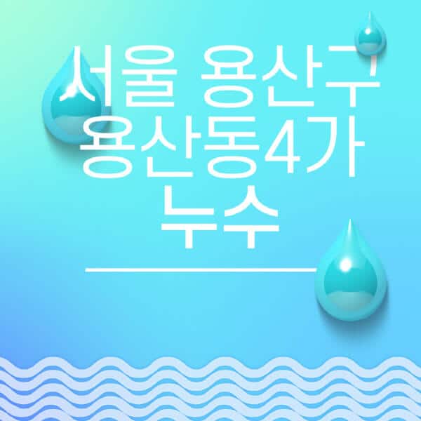 서울-용산구-용산동4가-누수탐지-전문업체-추천-비용-보험-후기-좋은-곳-출장비-잘하는-곳-종류-아파트