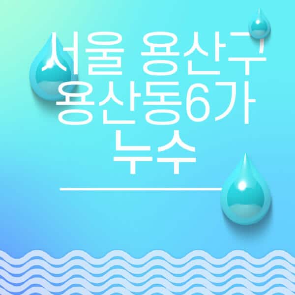 서울-용산구-용산동6가-누수탐지-전문업체-추천-비용-보험-후기-좋은-곳-출장비-잘하는-곳-종류-아파트