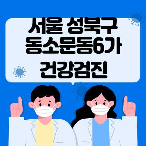 서울-성북구-동소문동6가-종합건강검진-센터-잘하는-곳-추천-국가-직장인-공무원-여성-영유아-비용-대상자-조회-방법-지정-병원-조회