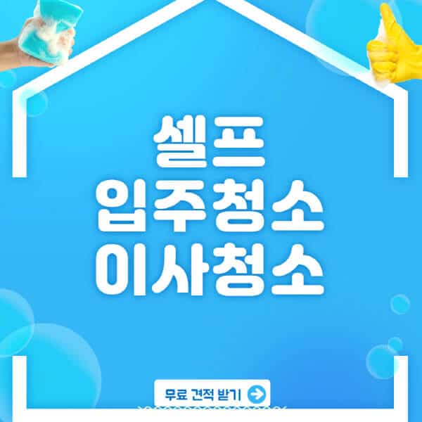 셀프-입주청소-이사청소-방법